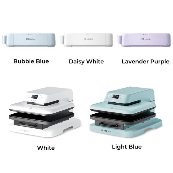 [Machine Bundle] HTVRONT Auto Heat Press Machine 15  x 15  + LOKLiK iCraft Cutting Machine Online Sale - Image 2